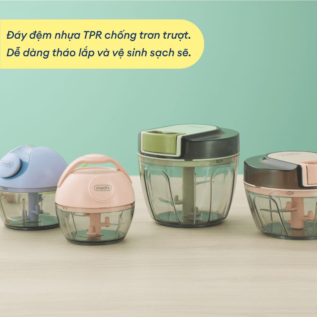 Dụng Cụ Xay Tỏi Ớt Inochi: Nhanh Chóng (4)