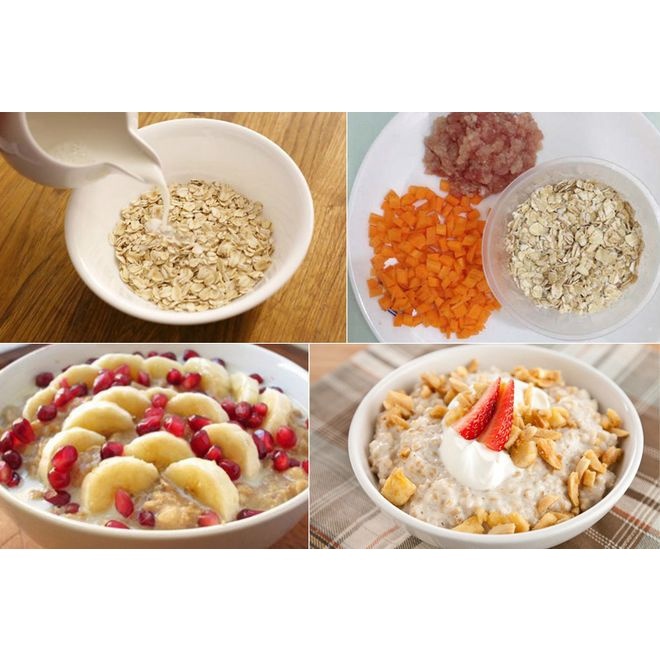 Yến Mạch Nguyên Chất Cán Vỡ Thương Hiệu Mfood Túi 1kg (4)