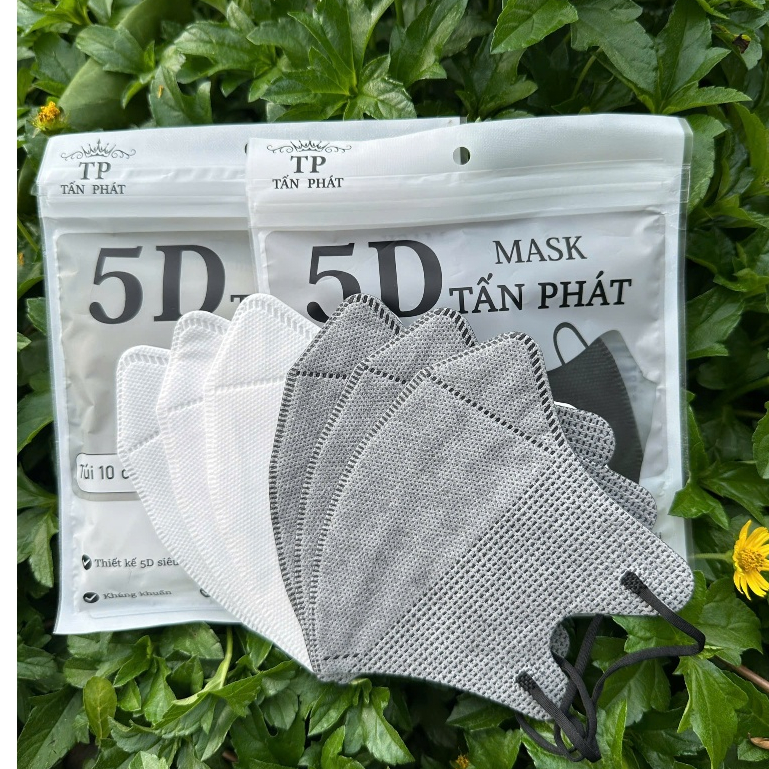 [Combo 100 Cái] Khẩu Trang 5D Tấn Phát Chính Hãng 3 L�p (4)