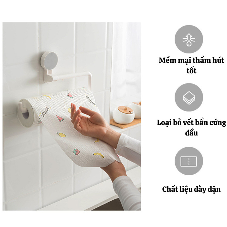 [CUỘN TO] Cuộn 200 Khăn Giấy Vải Lau Đa Năng (4)