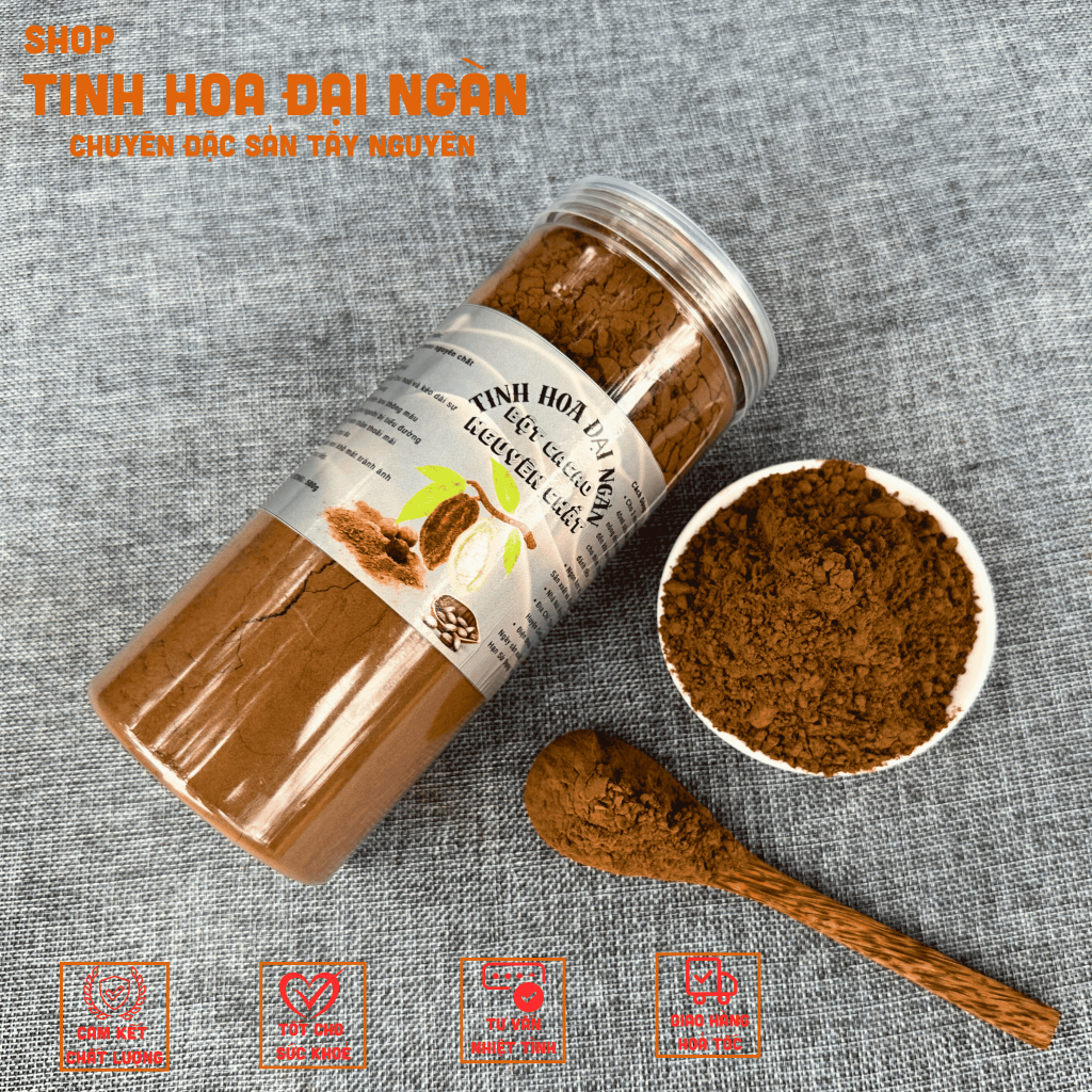 Bột CaCao Nguyên Chất Thơm Ngon Loại 1 Hộp 500g (4)