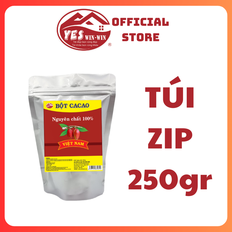 Bột Cacao Nguyên Chất VIỆT NAM gói 500g Yeswinwin (4)