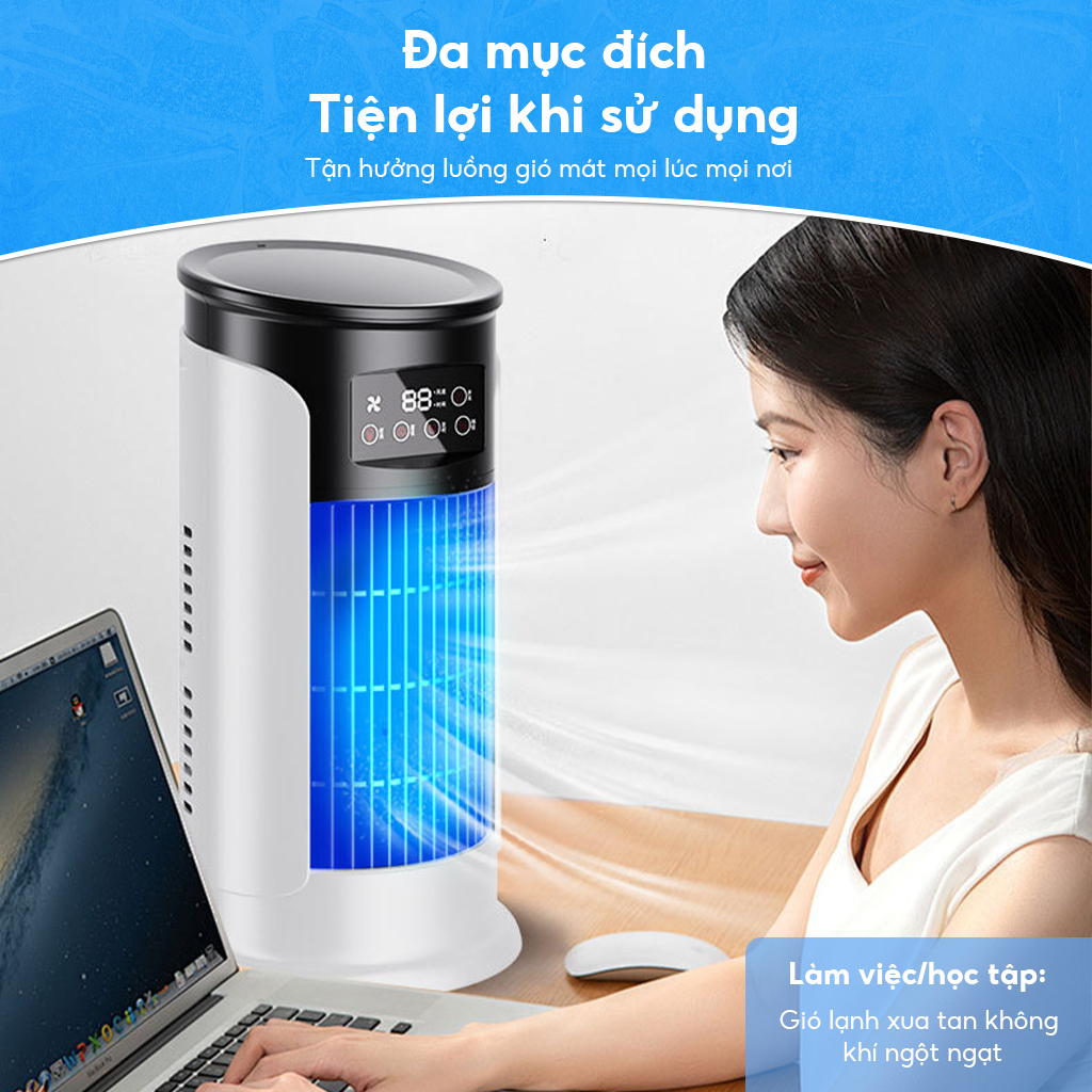 Quạt phun sương tích điện mini (4)