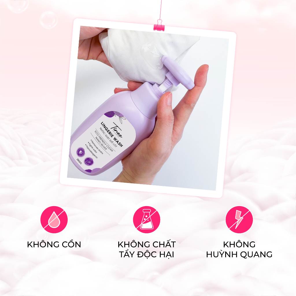 Nước Giặt Đồ Lót Chuyên Dụng Tinee Nano Bạc Hạn Chế Nấm ... (4)