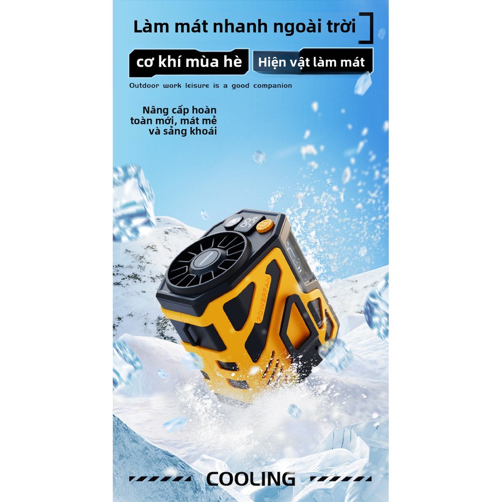 Quạt điện cầm tay ngoài trời mới (4)