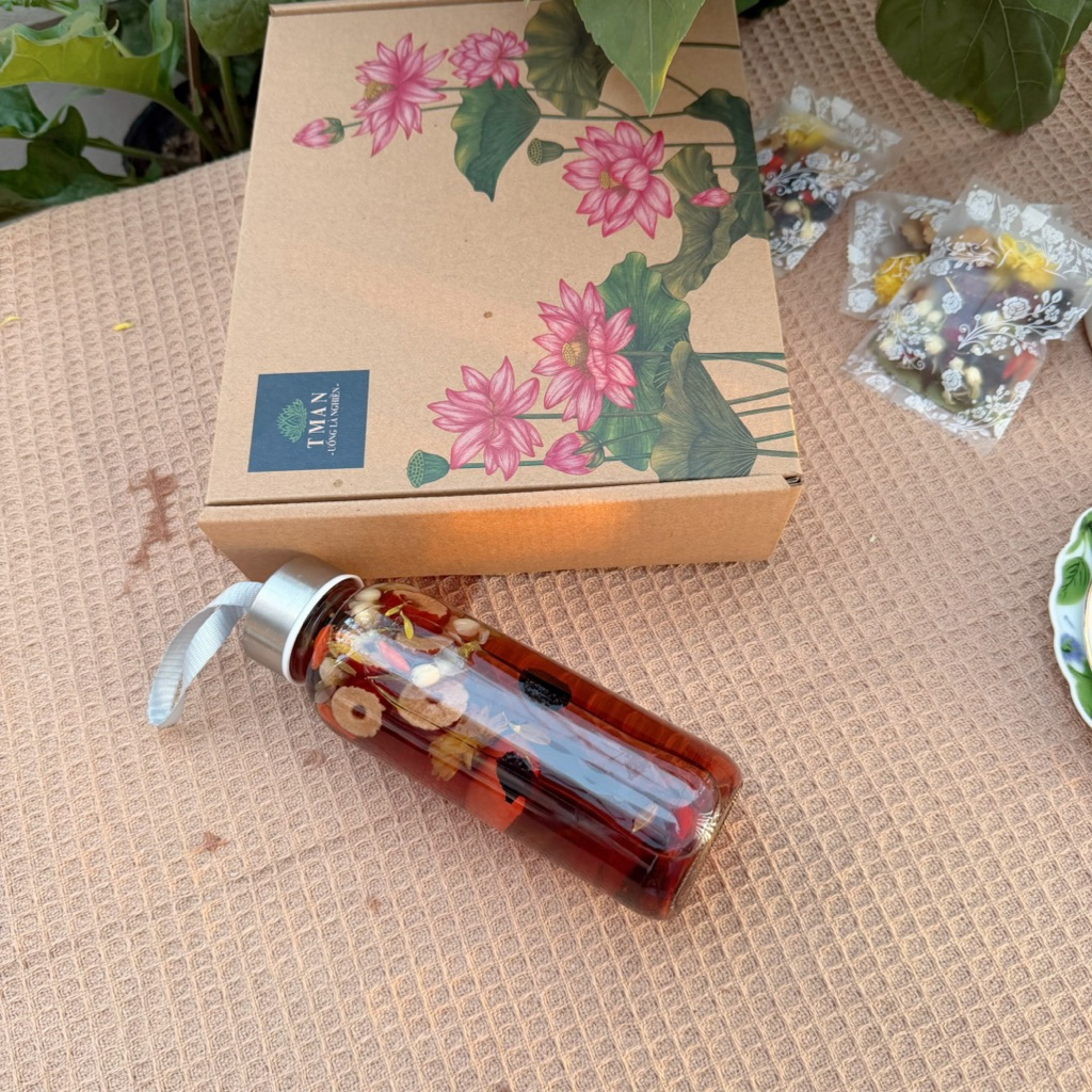 Trà hoa 8 vị dưỡng nhan (Hộp 30 Gói + Quà tặng kèm) Đẹp da (4)