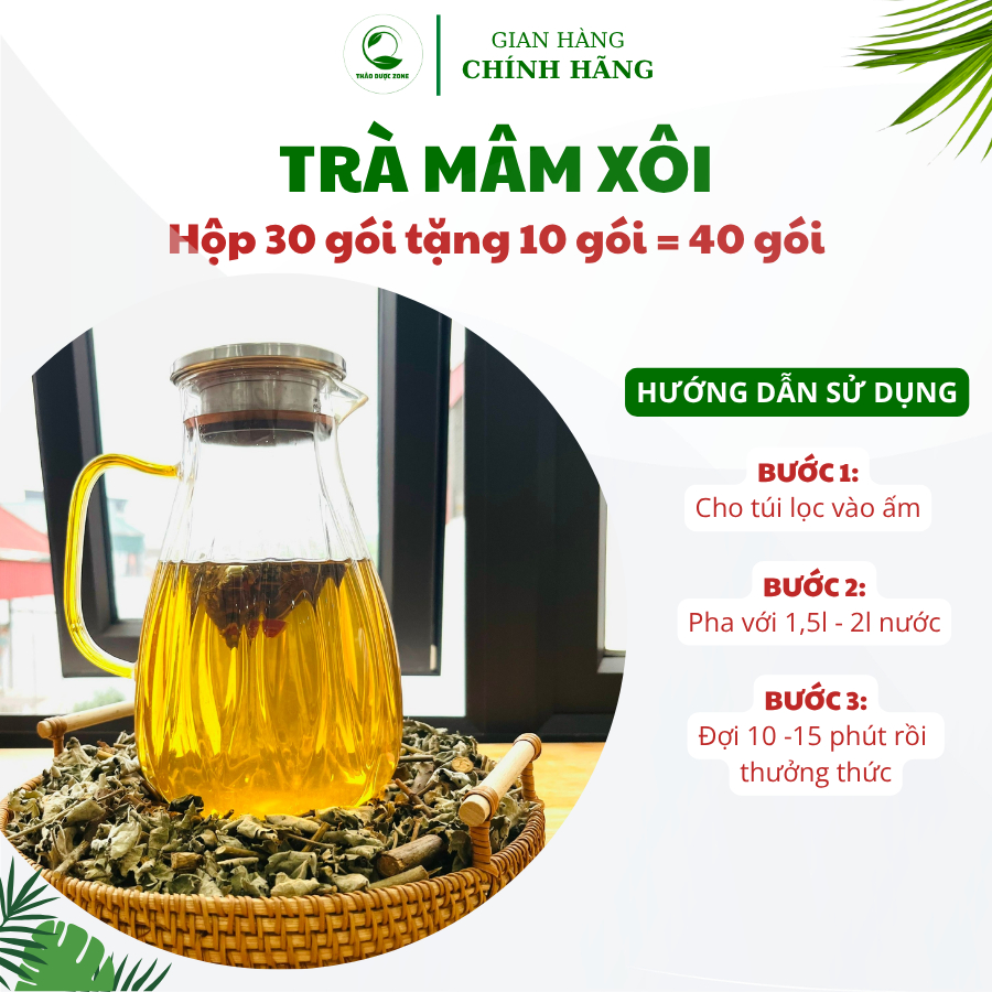 [Hộp 30 gói Tặng 10 gói] Trà Mâm Xôi (4)