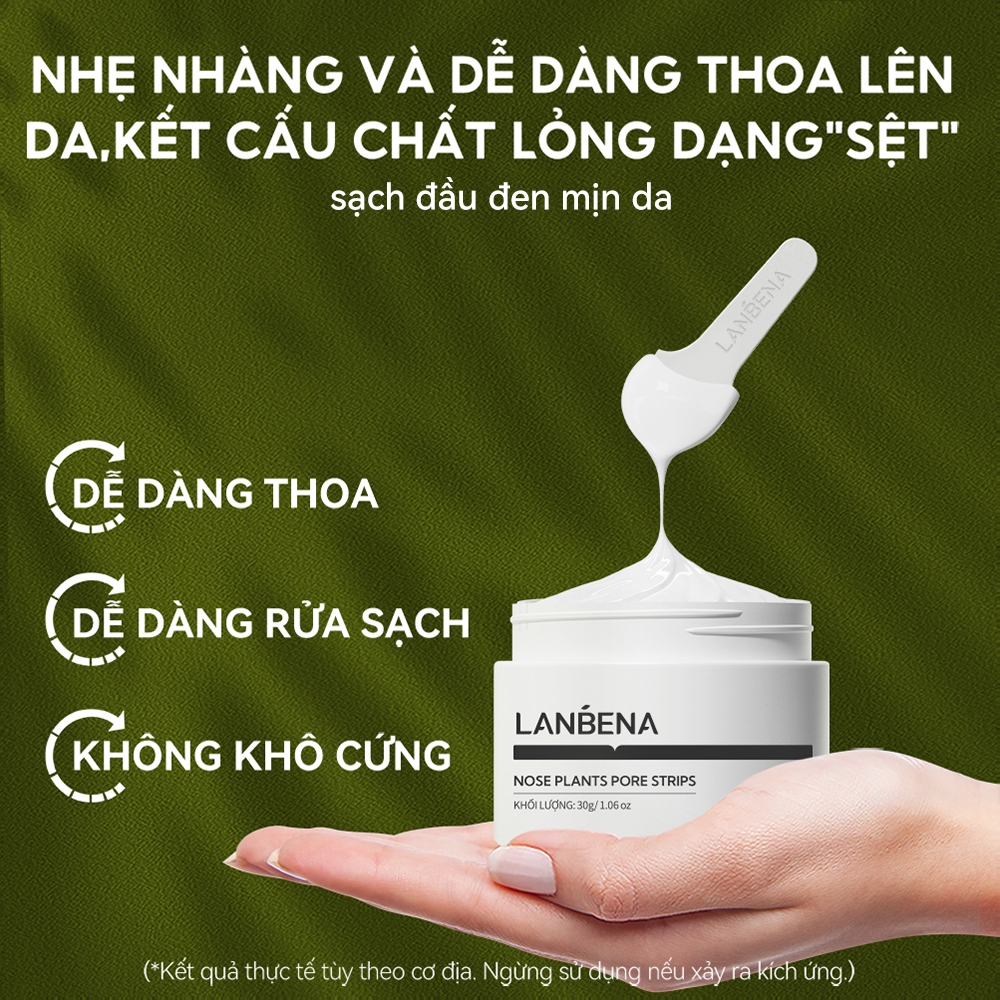 [Shopee Live] LANBENA GEL LỆT MỤN ĐẦU ĐEN (30G) (4)