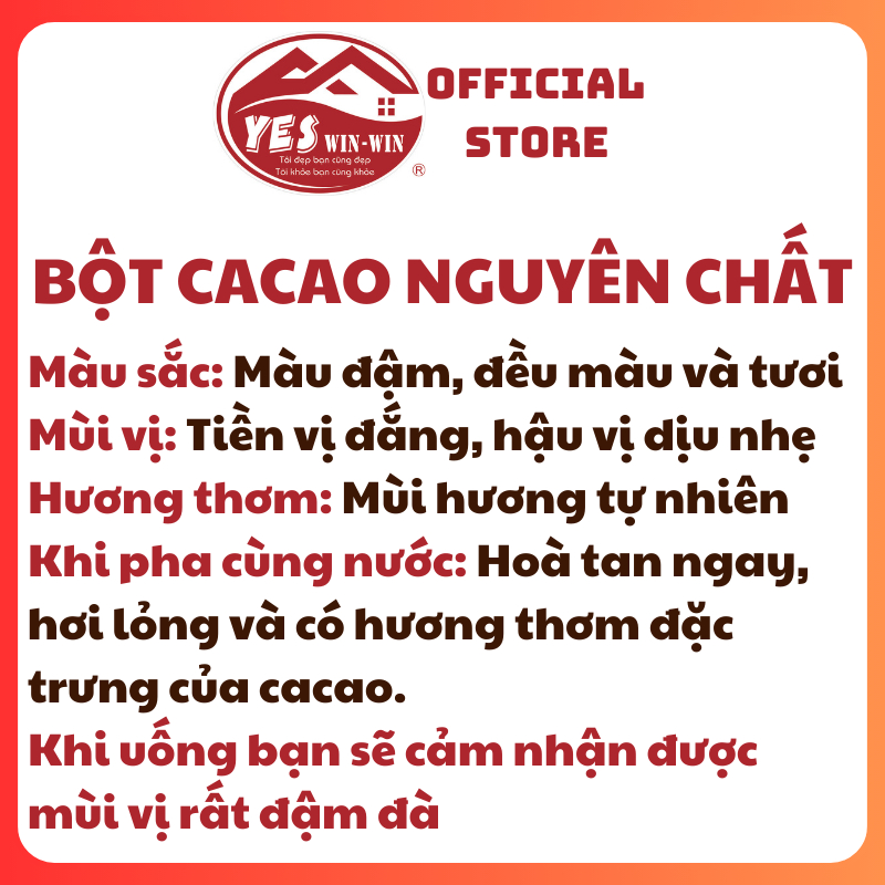 Bột Cacao Nguyên Chất từ Đắk Lắk  lon 500g Hương vị Thơm ... (4)
