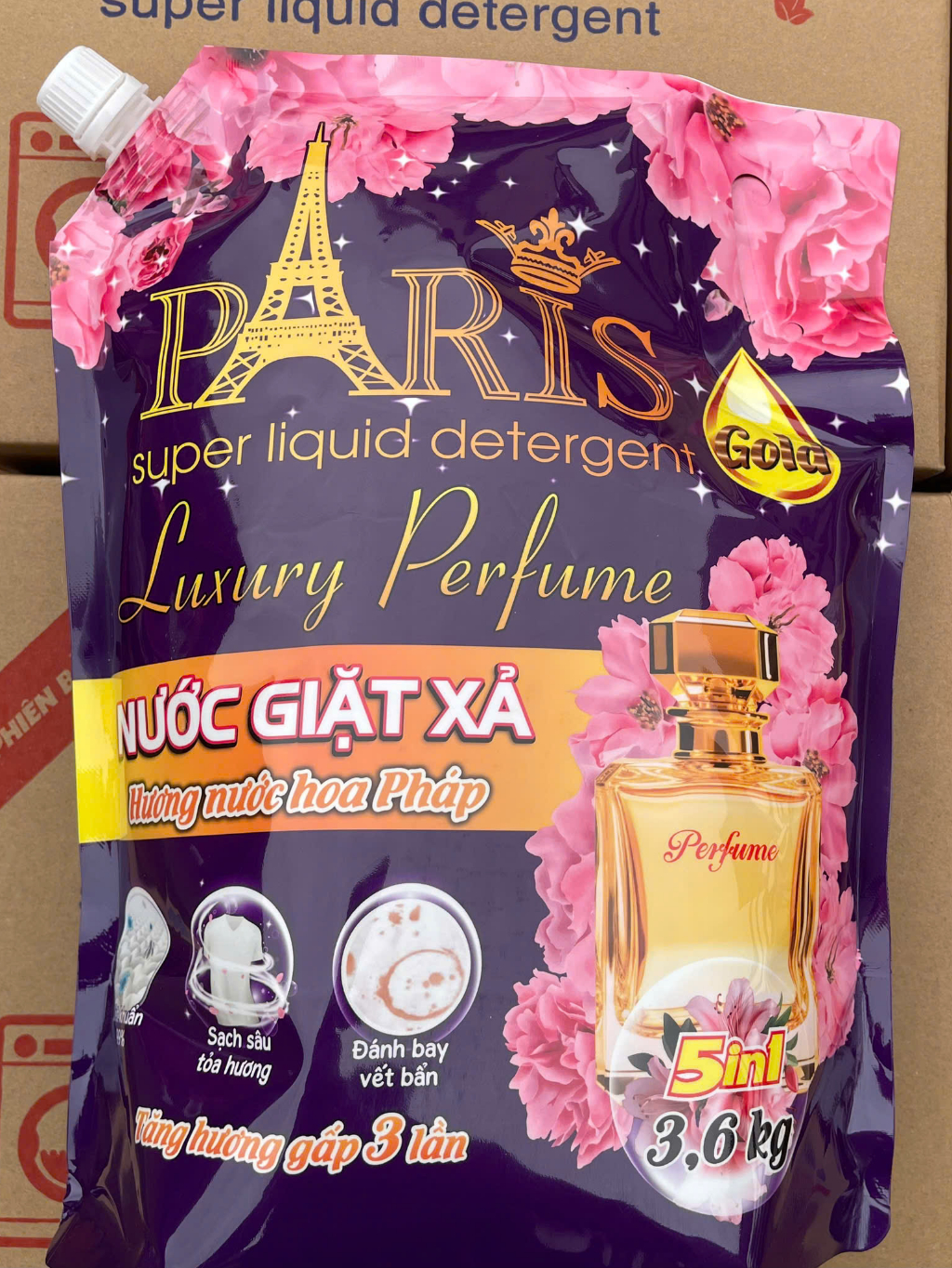 Nư�c Giặt Paris Luxury Perfume 5 Trong 1. H� ng chính hãng (4)