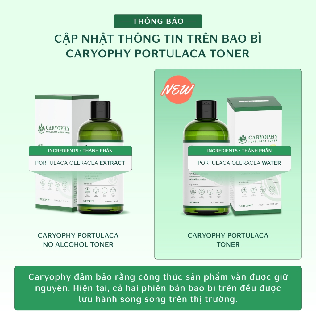 Nư�c cân bằng Caryophy  (Caryophy Portulaca Toner ) (4)