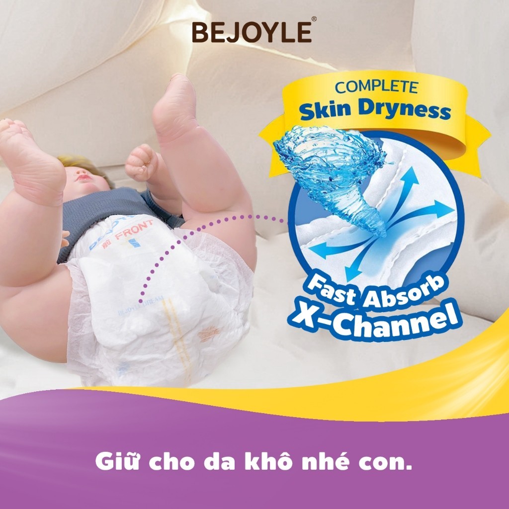 B�m Bejoyle tã quần chính hãng cho bé 52 miếng � size S/M... (4)