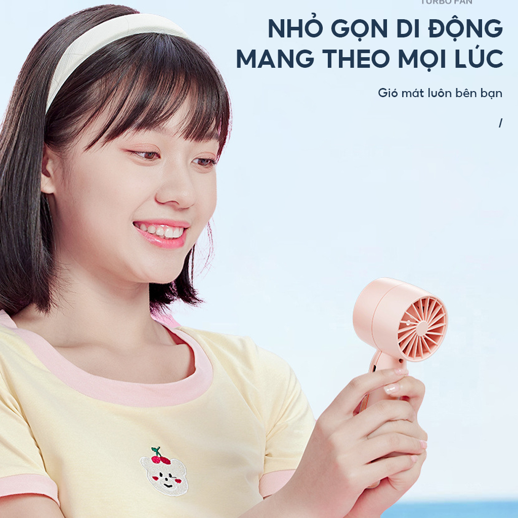 Quạt cầm tay mini l� m mát bằng bán dẫn (4)
