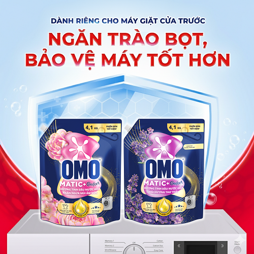 Nư�c giặt OMO Matic Hương Nư�c Hoa Comfort 4.1KG (túi) (4)