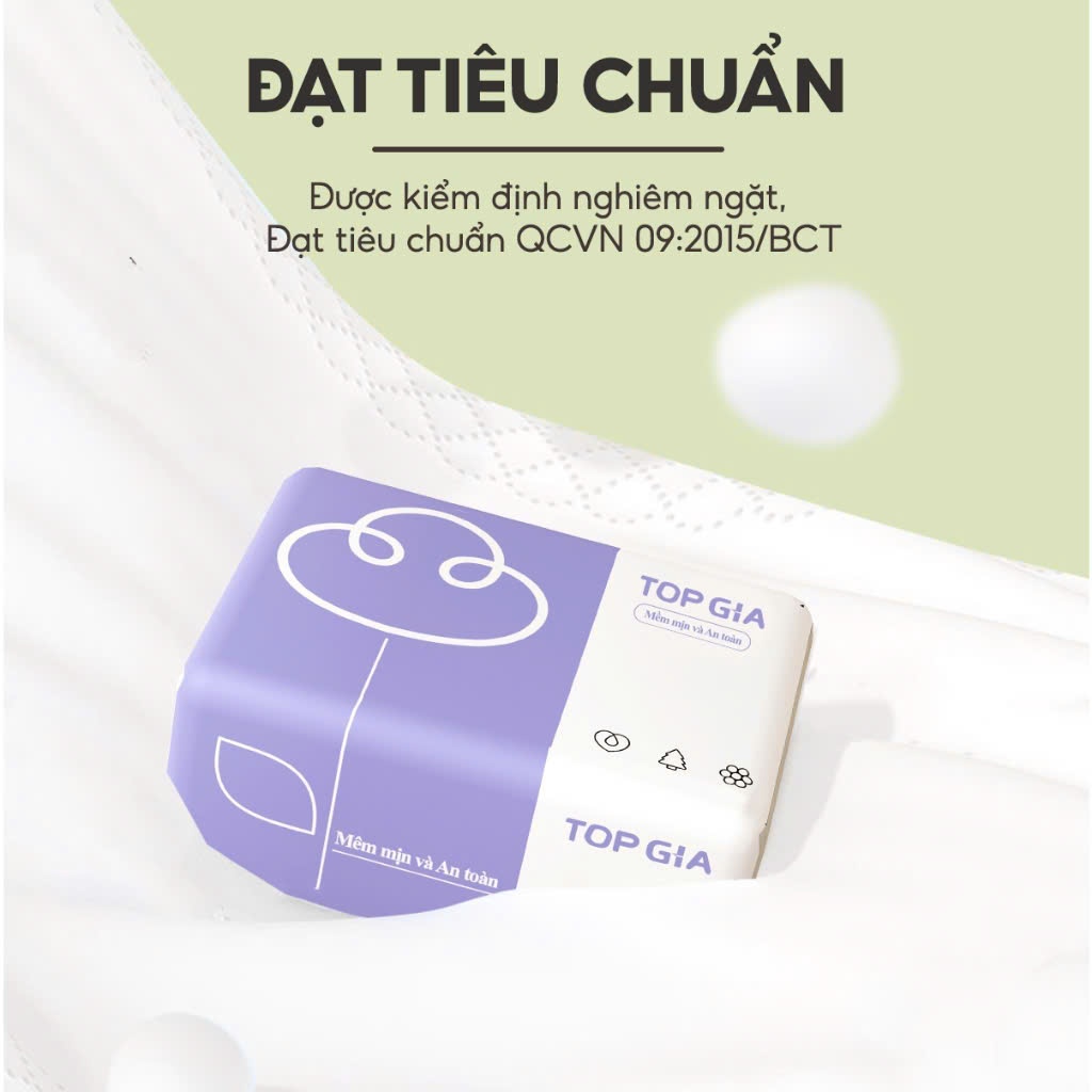Thùng 40 gói Kh�n giấy rút TopGia 3 m� u siêu tiết ki�m (5)
