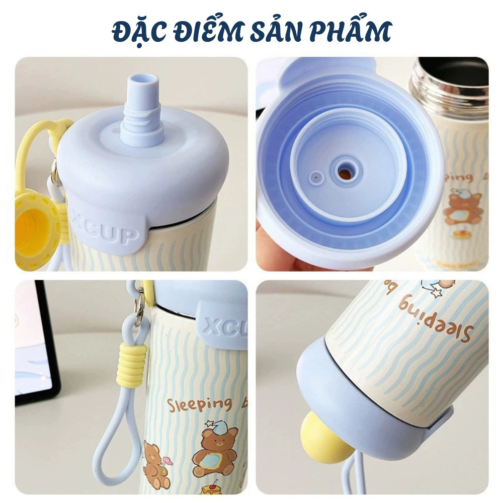 Bình nư�c giữ nhi�t XCUP có nắp ch�ng tr� n (5)