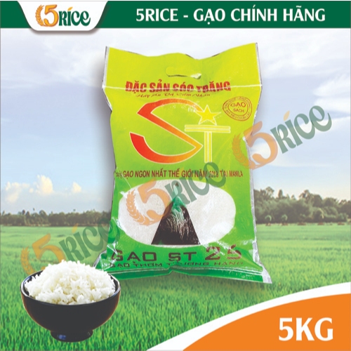 Gạo  Xanh Túi 5kg � Gạo thơm dẻo (5)