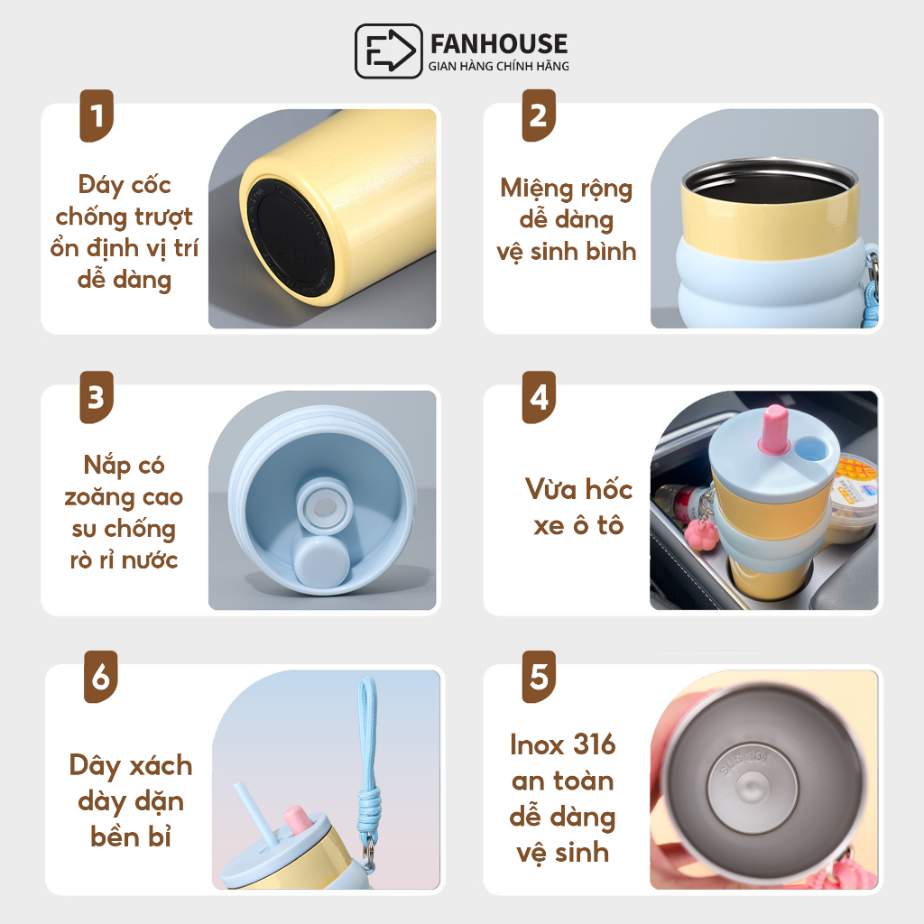 Bình giữ nhi�t khắc tên Fan House bình nư�c giữ nhi�t 12h... (5)