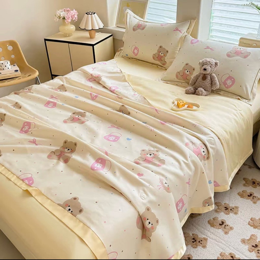 B� ch�n ga g�i lụa thái cao cấp chất li�u m�m m�n thoáng mát (5)