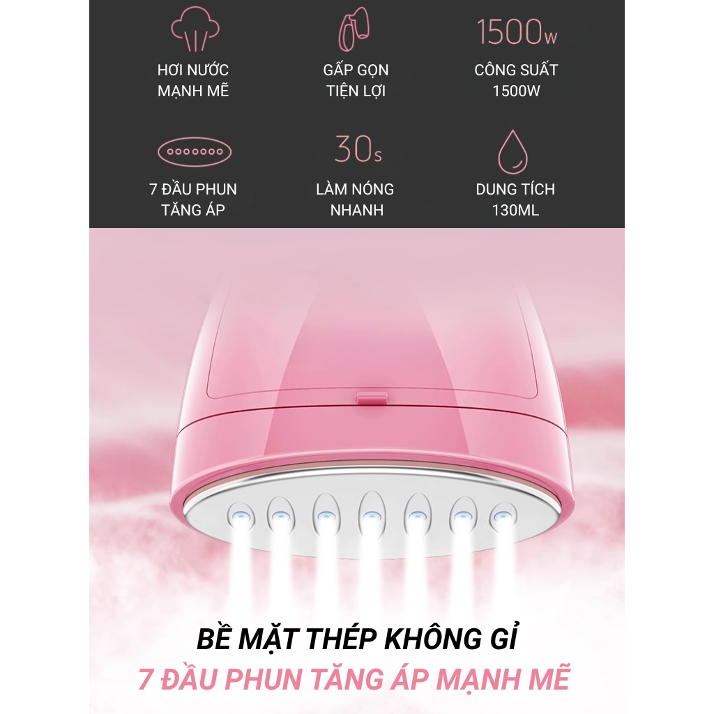 Bàn Ủi Hơi Nước Cầm Tay 1500W (5)