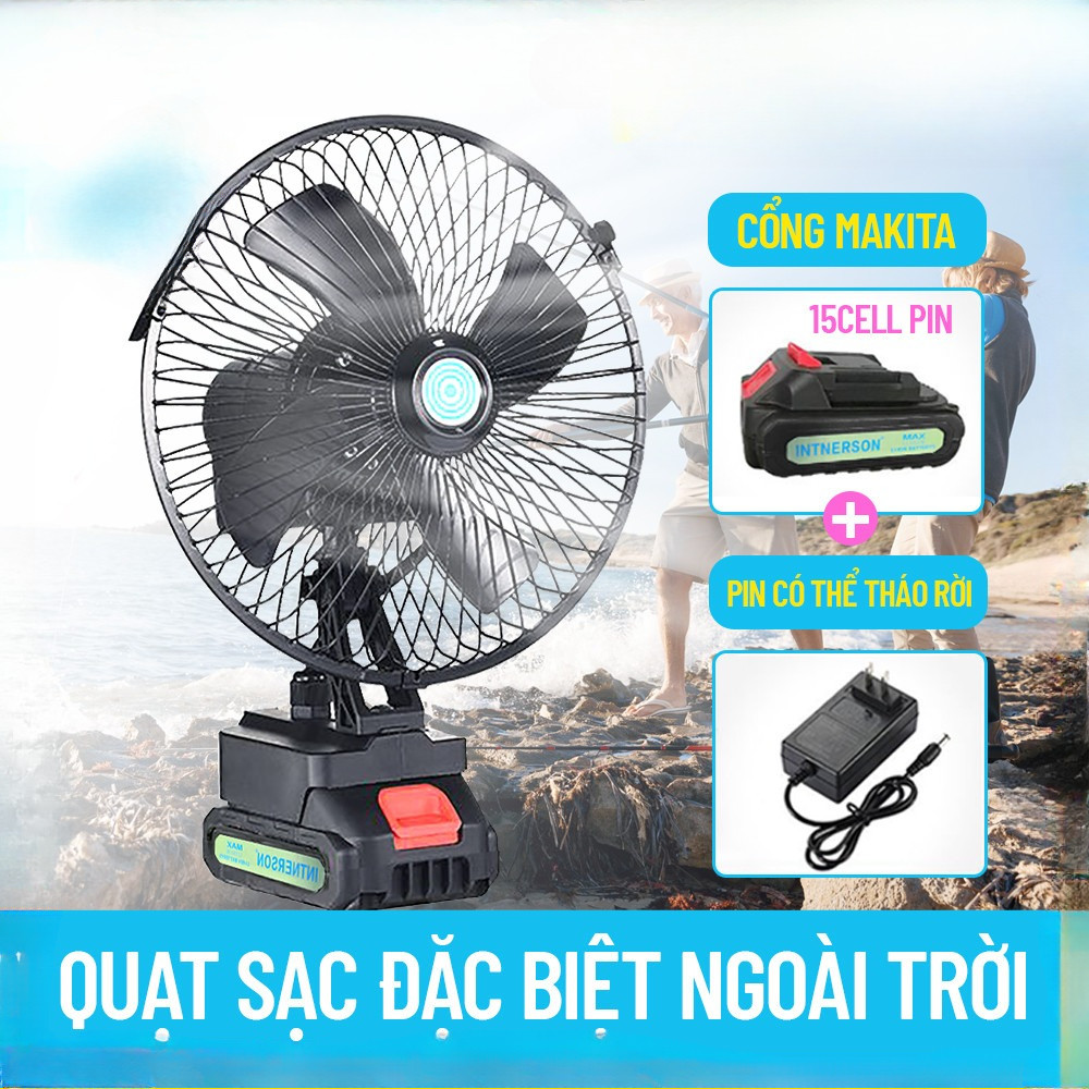 🔥🔥Quạt Tích Điện Pin 10 (5)