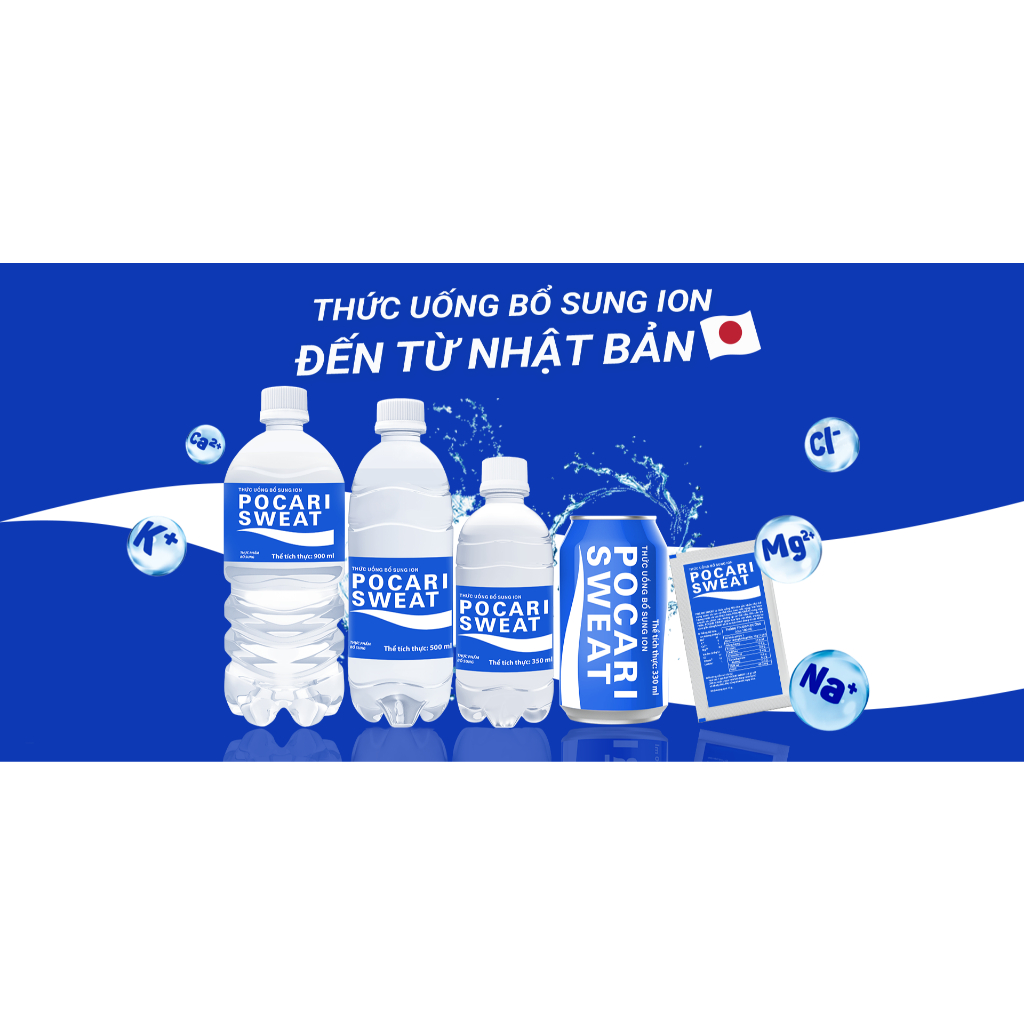 [Made in Japan] Nước bổ sung ion Pocari Sweat (5)