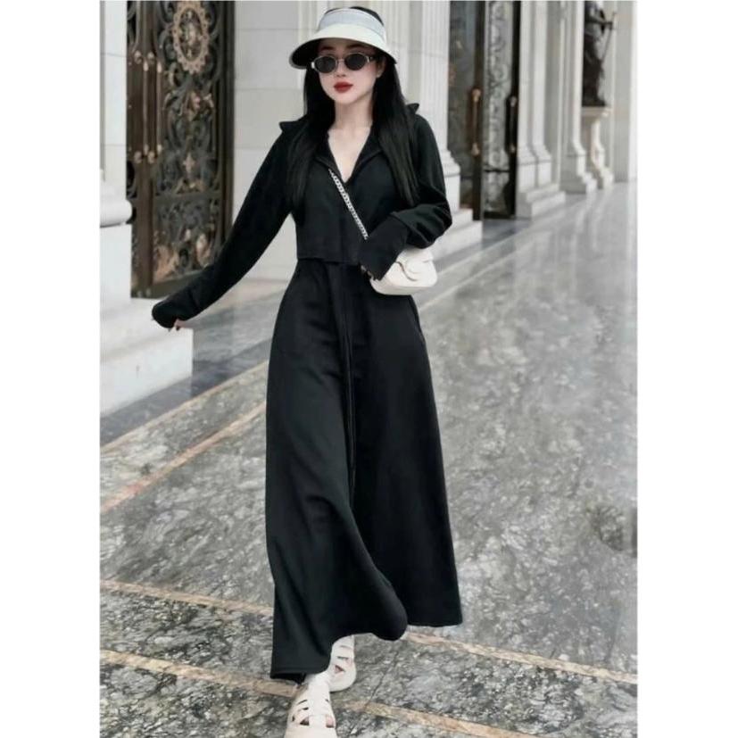 Áo Khoác Chống Nắng Toàn Thân 2 Lớp Vải Umi Cotton Dày Hà... (5)