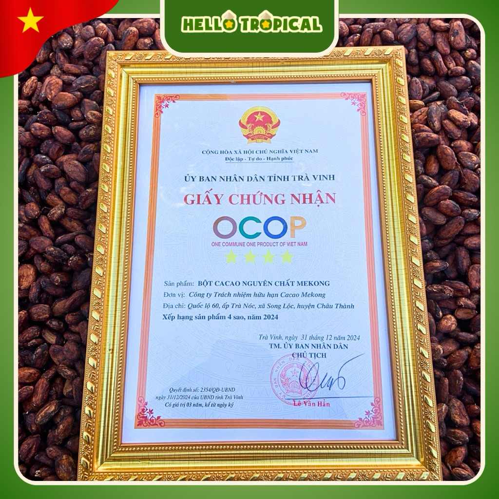 [05.05] Bột Cacao MEKONG Nguyên Chất bơ cao 25% làm choco... (5)