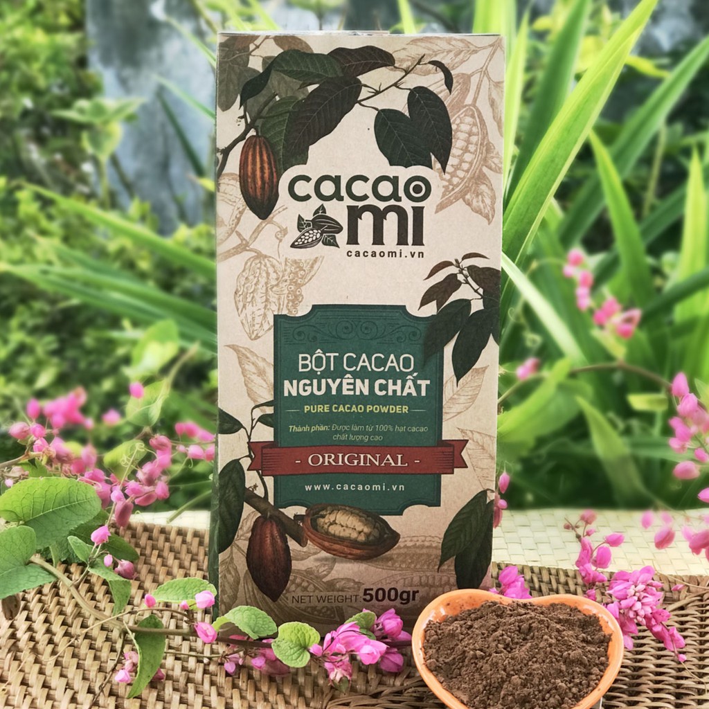 Bột cacao 100% nguyên chất không đường gu truyền thống CA... (5)