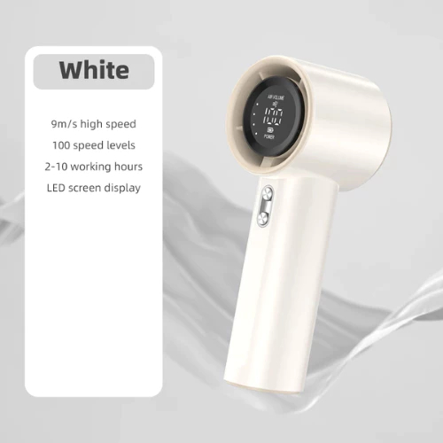 Quạt Cầm Tay Mini Màn Hình Led Thông Minh Sạc Nhanh Tốc Đ... (5)