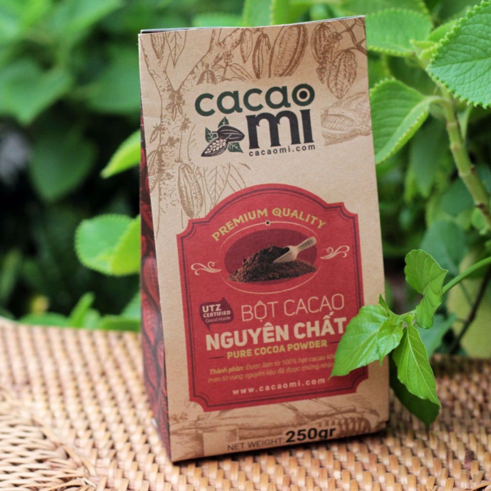 Bột cacao nguyên chất 100% không đường CACAOMI Premium th... (5)