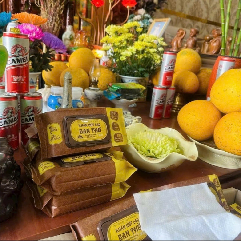 COMBO 5 Gói Khăn Lau Bao Sái Ban Thờ Thiên Phúc (5)