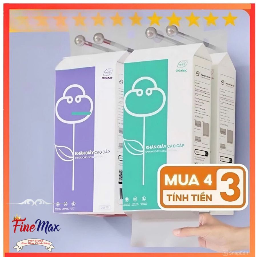 [Thùng 10 Bịch] Giấy Ăn Rút Treo Tường SIPIAO Hoa Mẫu Đơn... (5)