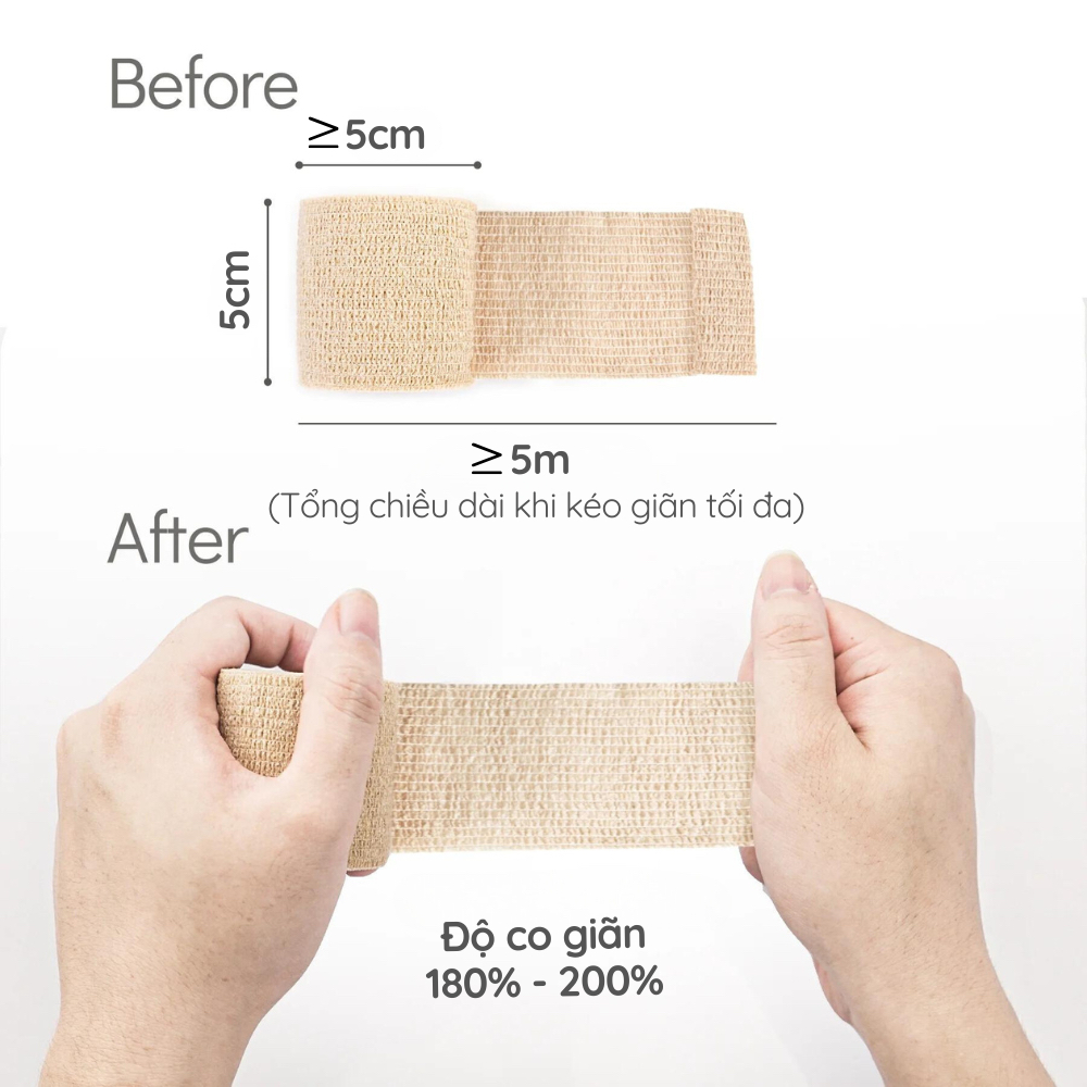 [COMBO 48] Băng Cao Su Non Băng Keo Băng Quấn Cổ Chân Cổ ... (5)