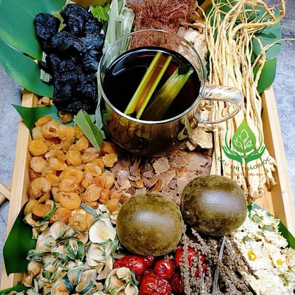 ✅[HÀNG CAO CẤP] Trà Sâm Bí Đao Hạt Chia Set Nấu 13 Vị Tha... (5)