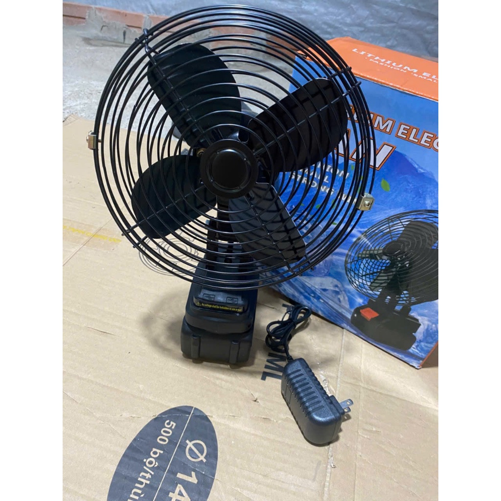Quạt Tích Điện Pin 10 Cell (5)