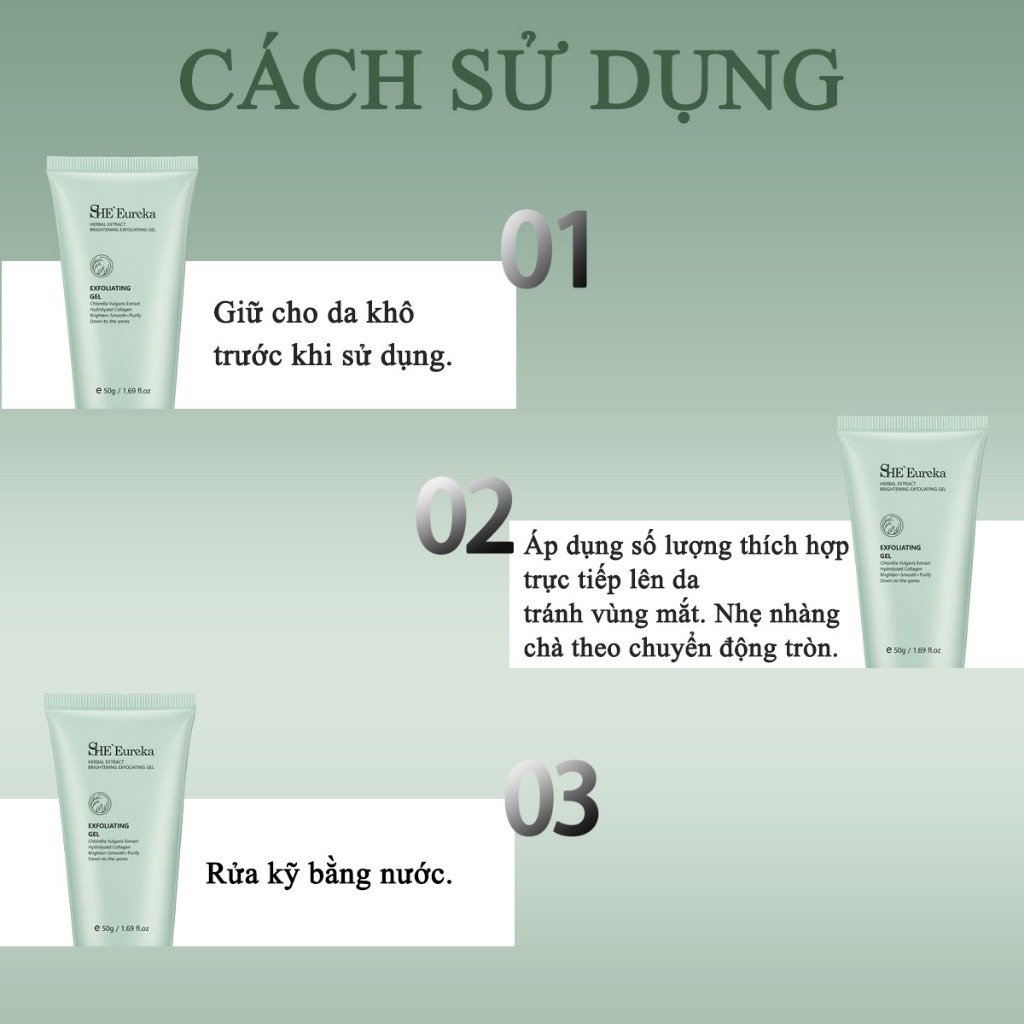 SHEEureka Chlorella Vulgaris Scrub Cleanser Kiểm soát dầu... (5)