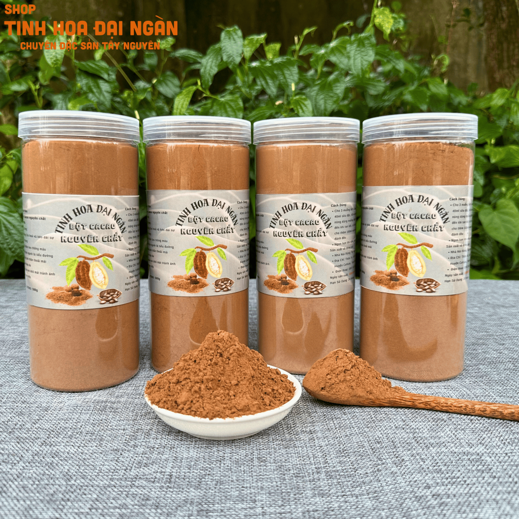 Bột CaCao Nguyên Chất Thơm Ngon Loại 1 Hộp 500g (5)