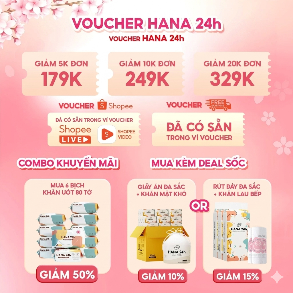 (ĐA KHO) Combo 6 Bịch Khăn Giấy Rút Top Gia Đa Sắc (5)