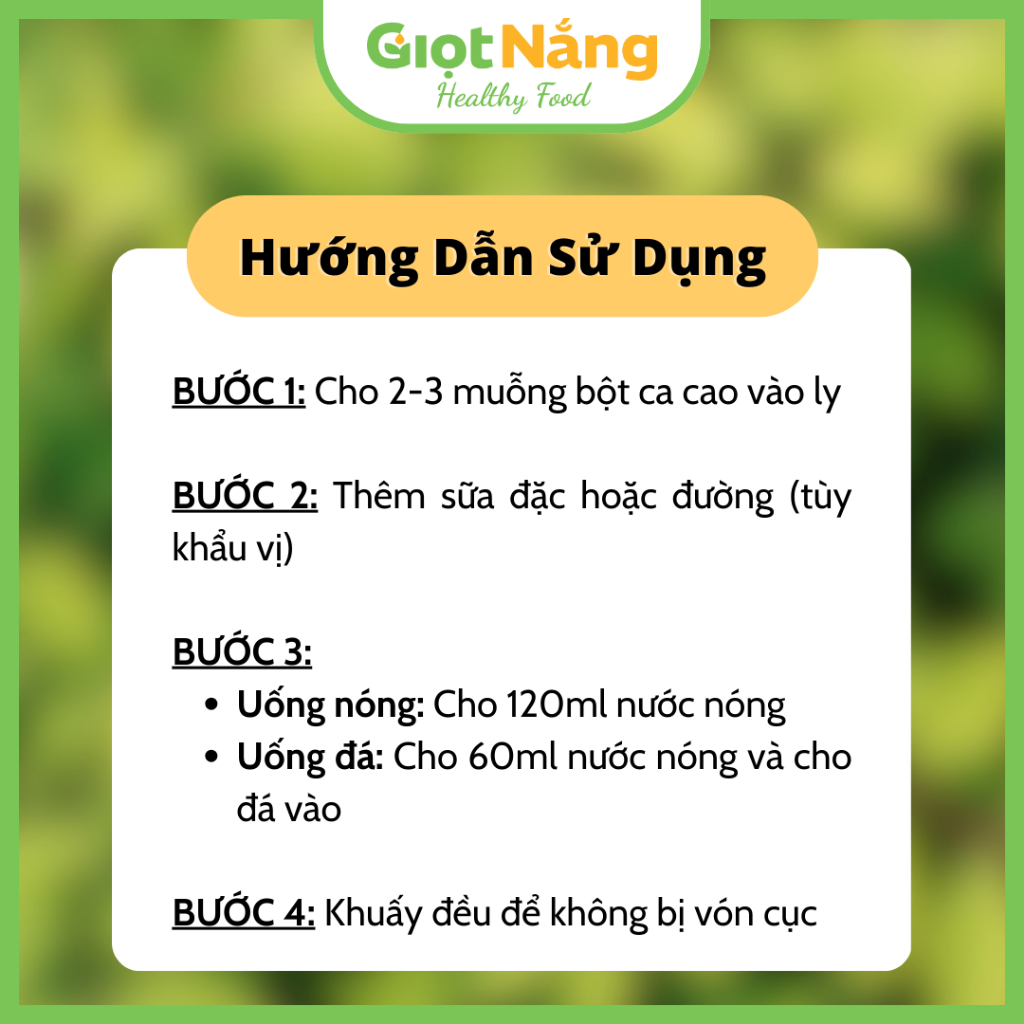 Bột Ca cao Làm Socola Sạch Nguyên Liệu Làm Bánh Sạch ... (5)