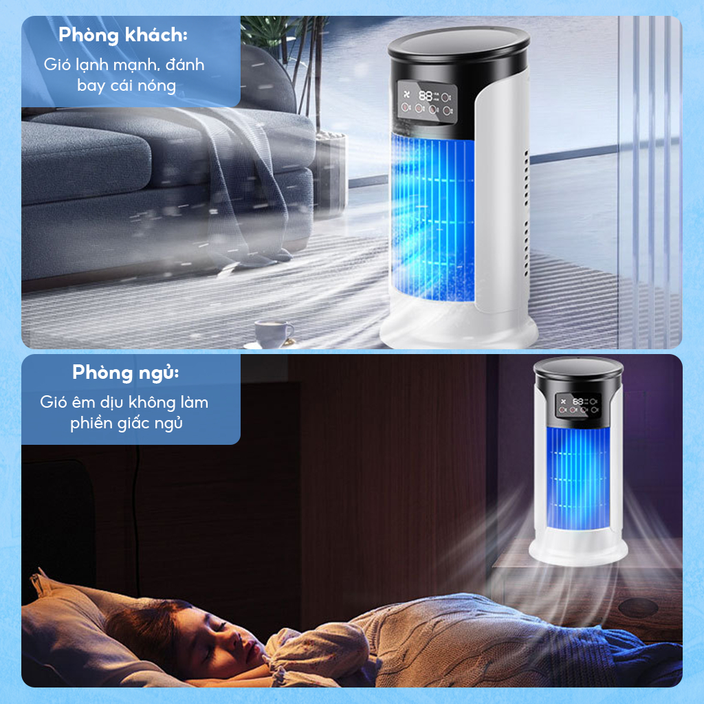 Quạt phun sương tích điện mini (5)
