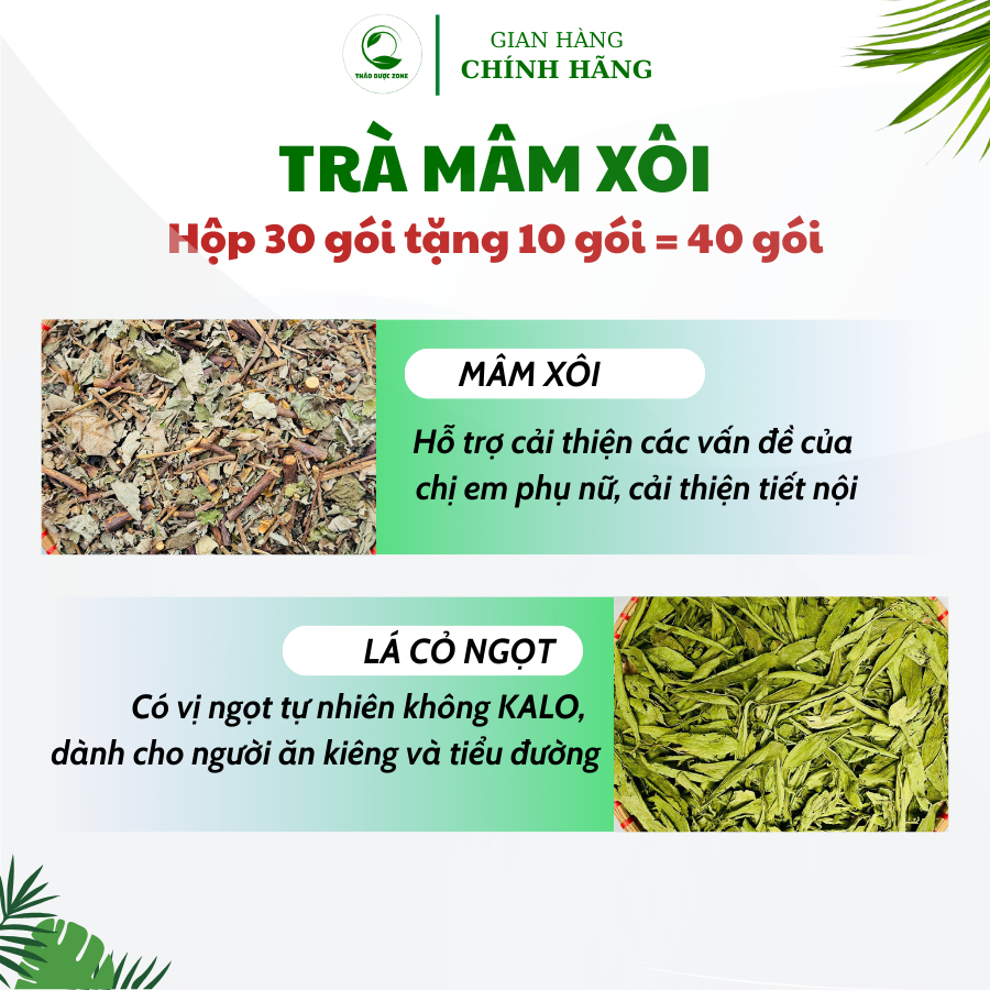 [Hộp 30 gói Tặng 10 gói] Trà Mâm Xôi (5)