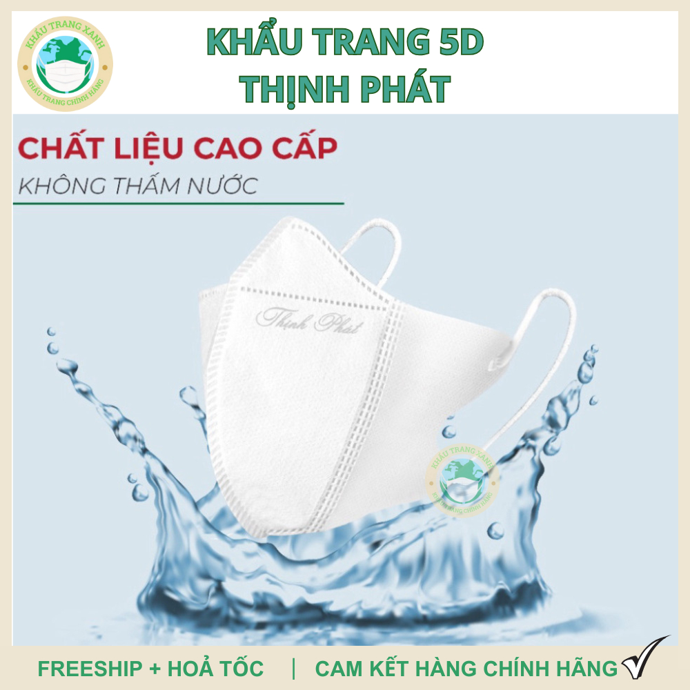 [Set 200 Chiếc] Khẩu Trang 5D THỊNH PHÁT Chính Hãng Đủ Màu (5)