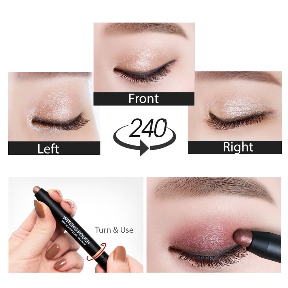 Witch's Pouch Thỏi Phấn Mắt Lấp Lánh Không Thấm Nước Lâu ... (5)