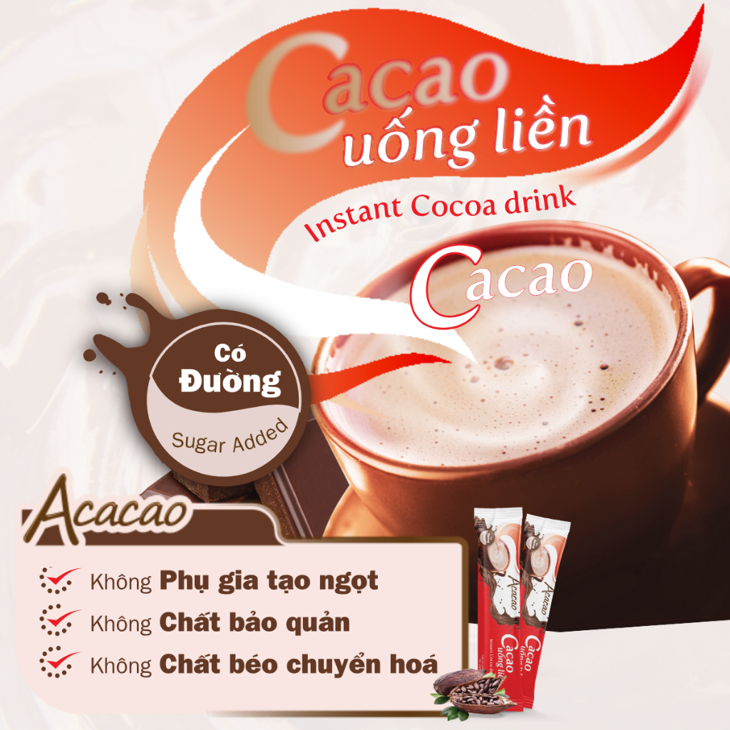 Bột Cacao Uống Liền Có Đường Acacao (5)