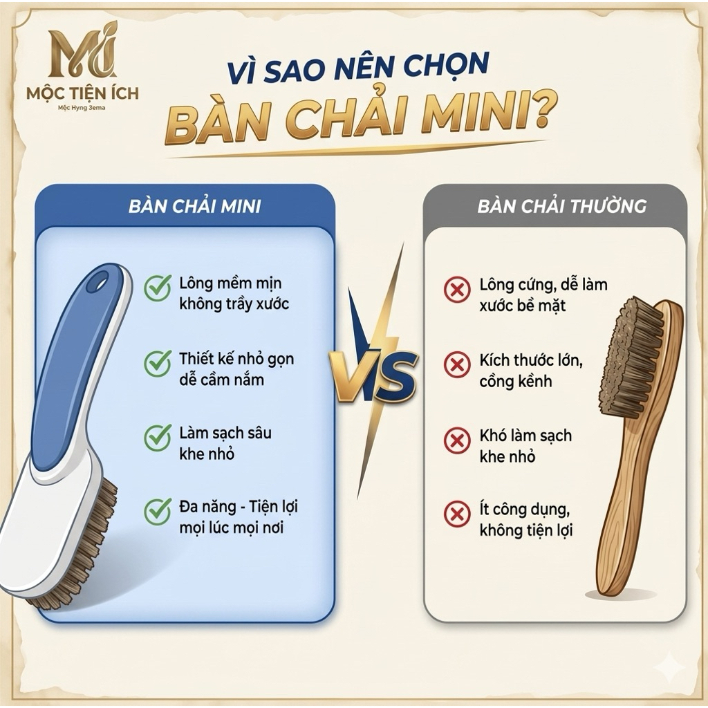 [CHÍNH HÃNG) Bàn Chải và Cọ Giày Mini Đa Năng (5)