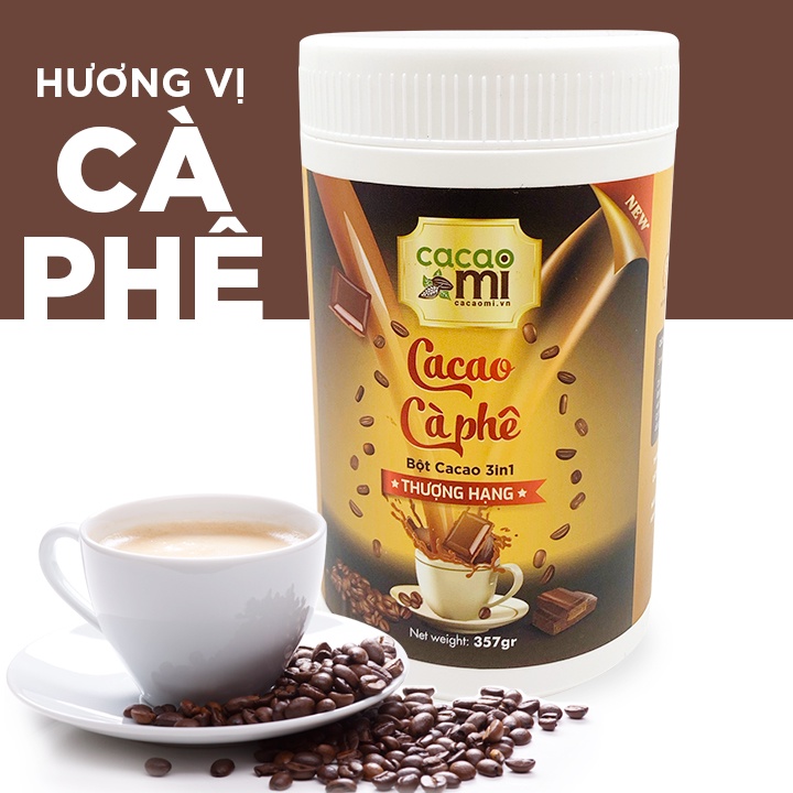 Bột cacao CacaoMi thơm ngon đậm ca cao nguyên chất mix 4 ... (5)