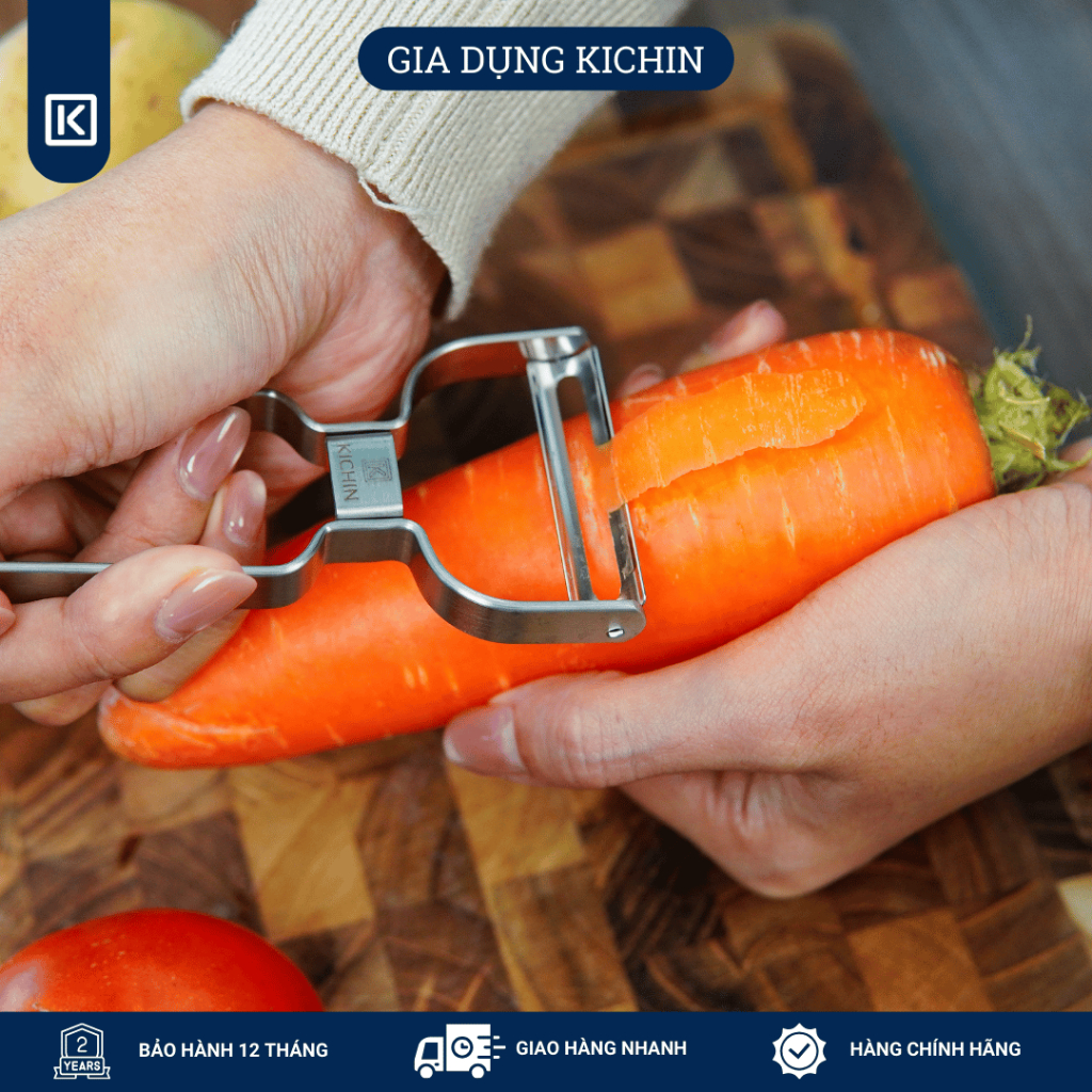 Nạo rau củ quả hai lưỡi cao cấp thép không g� thương hi�u... (5)