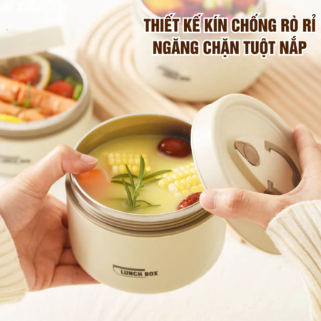 H�p Cơm Giữ Nhi�t 3�4 Tầng Kèm Túi � H�p Cơm V�n Phòng Qu... (6)