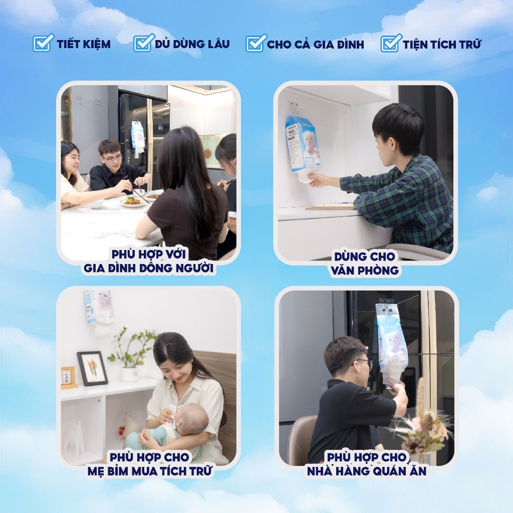 (MUA 10 TẶNG 10 G�I MINI) Thùng 10 b�ch kh�n giấy rút M�c... (6)